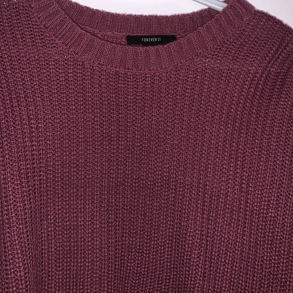 [M]👚 - F21 knit cropped sweater - Picture 3 of 7